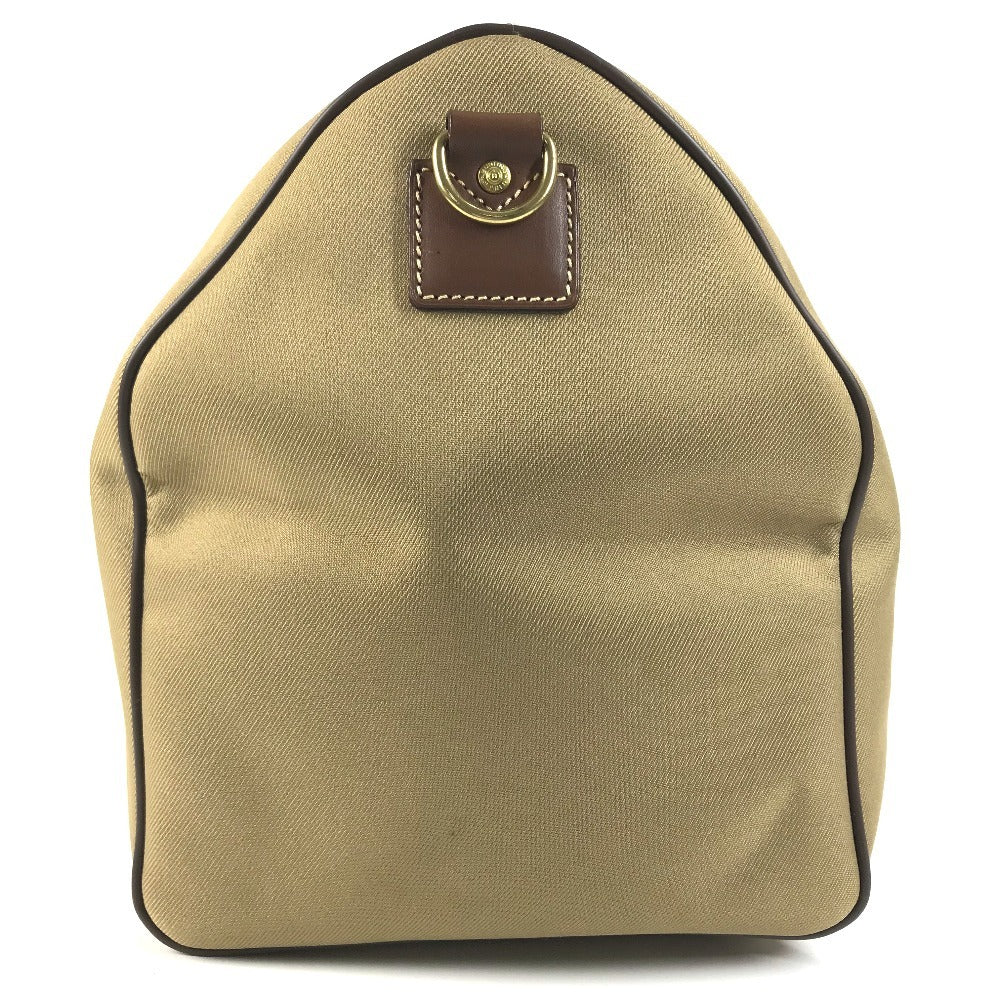 HUNTING WORLD logo Bag Hand Bag Travel Bag Duffle Bag Leather/Canvas Brown Used