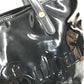 BVLGARI S.Bulgari logo Bag Tote Bag shawl Shoulder Bag Patent Leather Black Used