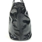 BVLGARI S.Bulgari logo Bag Tote Bag shawl Shoulder Bag Patent Leather Black Used