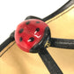 CHANEL CC Mark CC Logo Ladybug Flat shoes Mules Sandals Leather Black/Red Used