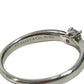 TIFFANY&Co. D0.20ct 1PD Diamond Accessories Jewelry Platinum Ring Pt950 Silver Used