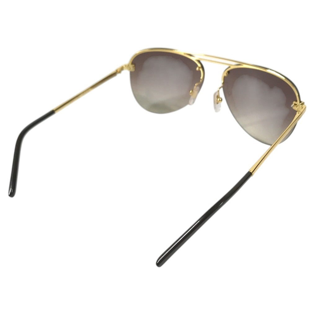 LOUIS VUITTON Z1020E Monogram Clockwise Sunglasses glasses glasses eyewear sunglasses Metal / Plastic Brown/Gold Used