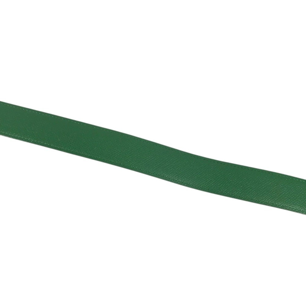 HERMES H belt Accessories, bottom belt buckles belt Leather Green/Red x GoldHardware Used