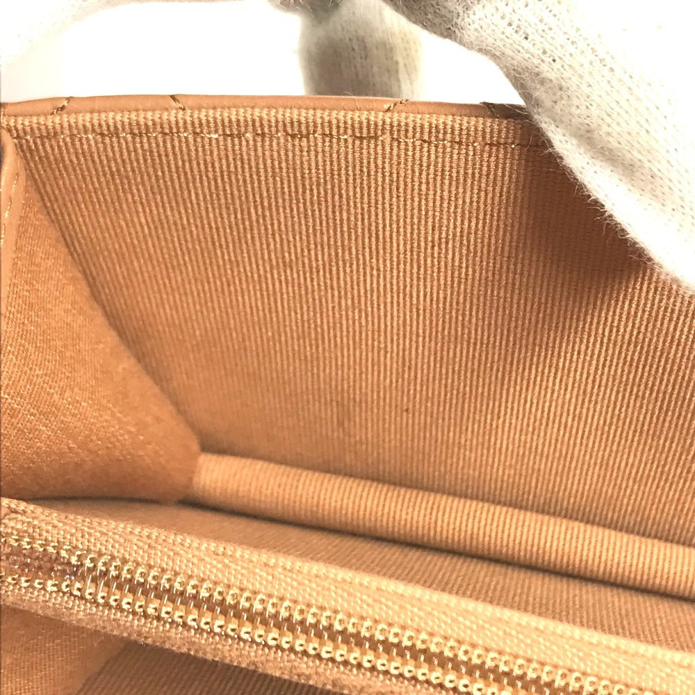 CHANEL AP4184 Chain wallet CC CC Mark Logo Matelasse Quilted Flap Bag, Shoulder Bag, 2-Way Bag, Crossbody Bag, Chain Hand Bag Lambskin Leather Light BrownBased/GoldHardware Used