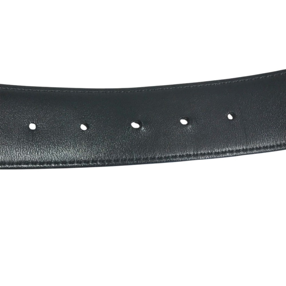 LOUIS VUITTON M9425S Damier Graphite Ceinture LV Initial Belt buckle for bottoms belt DamierGraphiteCanvas Black/blue Used
