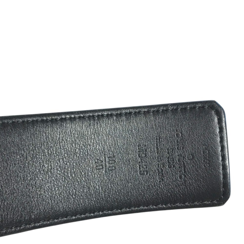 LOUIS VUITTON M9425S Damier Graphite Ceinture LV Initial Belt buckle for bottoms belt DamierGraphiteCanvas Black/blue Used