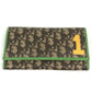 Dior Trotter Logo Lustre Color NO1 Long Wallet Flap Long Wallet PVC/Leather Brown Used