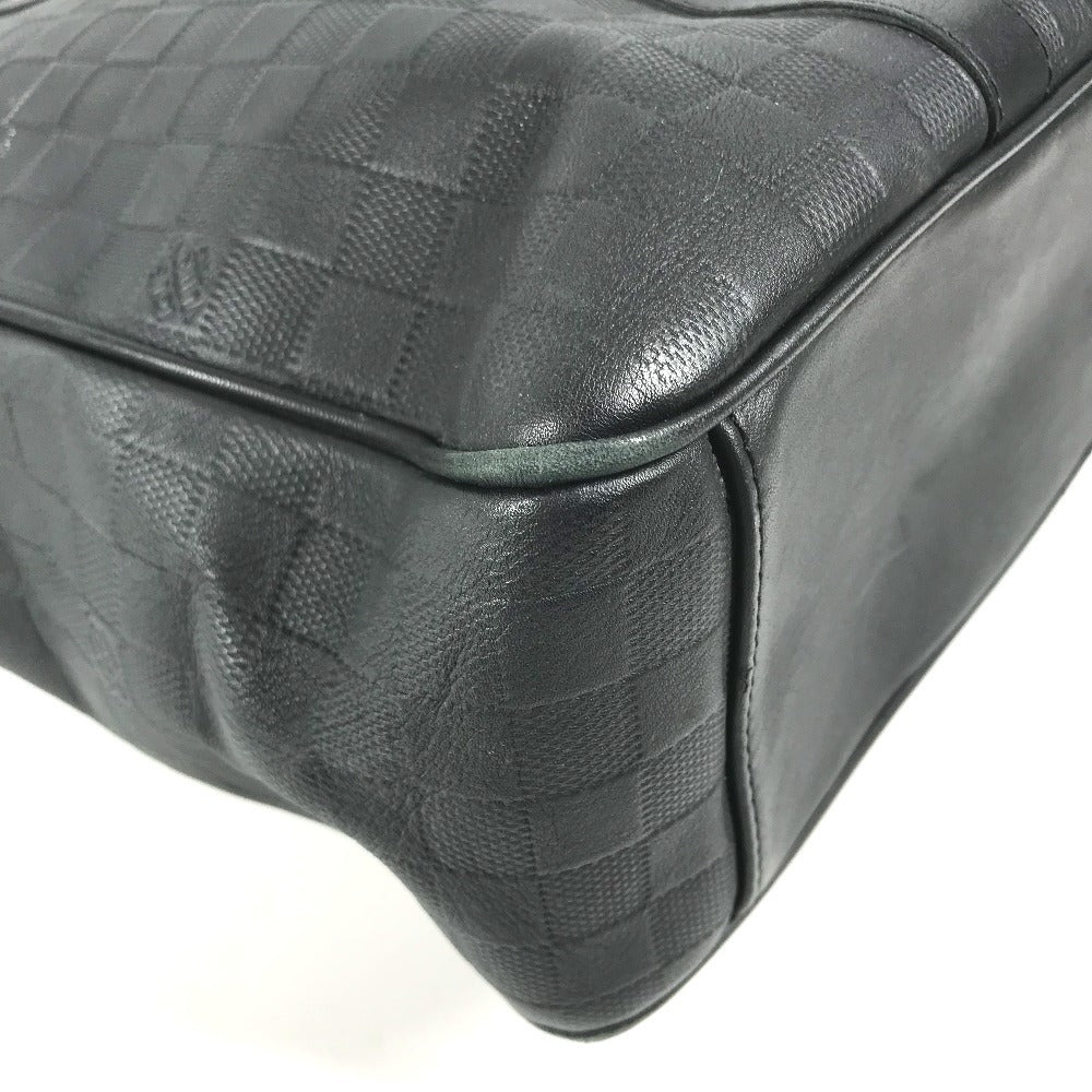 LOUIS VUITTON N41269 Damier Infini Tadao PM Shoulder Bag, Vertical Tote Bag, Shoulder Bag Tote Bag Damier InfiniLeather onyx Black Used