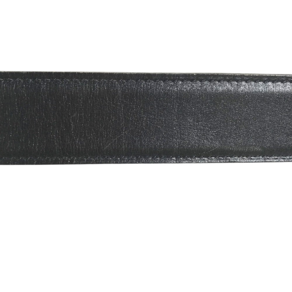 HERMES Belt only Belt buckle for bottoms belt Leather Black/Brown Used