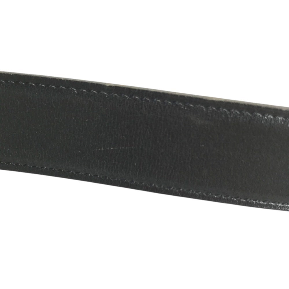 HERMES Belt only Belt buckle for bottoms belt Leather Black/Brown Used