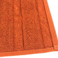 HERMES Labyrinth (2-piece set) Hand towel handkerchief towel cotton Orange Used