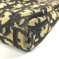 Dior vintage Trotter logo Bag Pouch Cluch Bag Clutch bag Leather/Canvas Navy Used