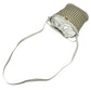 GUCCI 001 397 0572 vintage Logo Braided GG Drawstring Bag Crossbody bag Crossbody Shoulder Bag Leather White/yellow Used