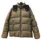 MONCLER Logo patch Long-sleeved outerwear down apparel Down jacket polyamide Beige Used
