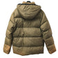 MONCLER Logo patch Long-sleeved outerwear down apparel Down jacket polyamide Beige Used