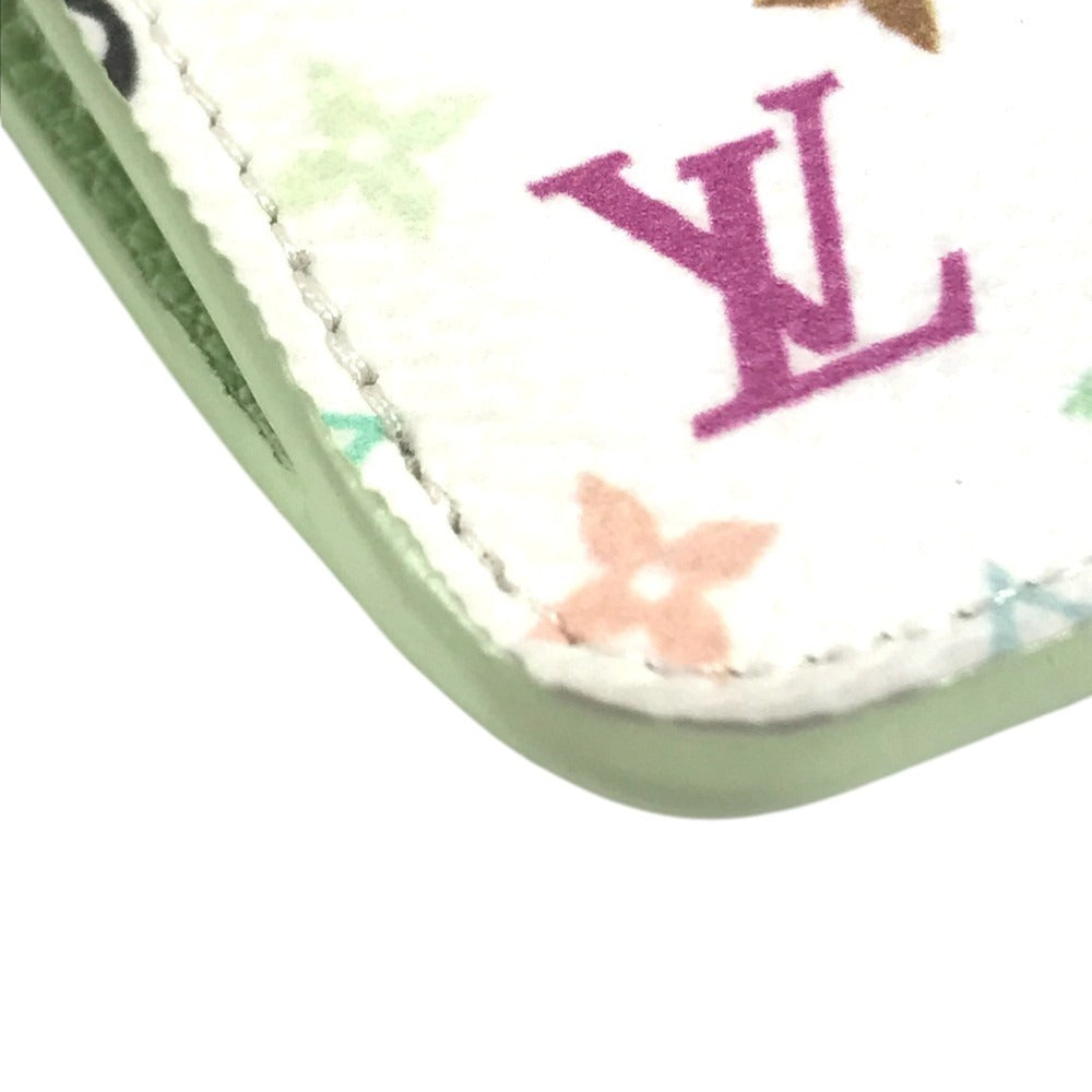 LOUIS VUITTON Ｍ13800 MonogramMulticolore Takashi Murakami LV × TM Card Case Porte Cult Romy Panda coin purse card case wallet coin purse MonogramMulticoloreCanvas Green Tea Green Used