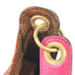 ETRO vintage Paisley pattern logo Shoulder Bag Leather Brown/Multicolore Used