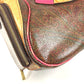 ETRO vintage Paisley pattern logo Shoulder Bag Leather Brown/Multicolore Used