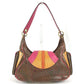 ETRO vintage Paisley pattern logo Shoulder Bag Leather Brown/Multicolore Used