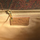 ETRO vintage Paisley pattern logo 2WAY Bag Shoulder Bag Hand Bag Leather BrownBased Used