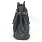 Salvatore Ferragamo Gancini logo Bag Tote Bag shawl Shoulder Bag Straw / Leather Black Used