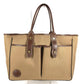 HUNTING WORLD logo Shoulder Bag Tote Bag Shoulder Bag Leather/Canvas khaki Used
