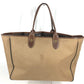 HUNTING WORLD logo Shoulder Bag Tote Bag Shoulder Bag Leather/Canvas khaki Used