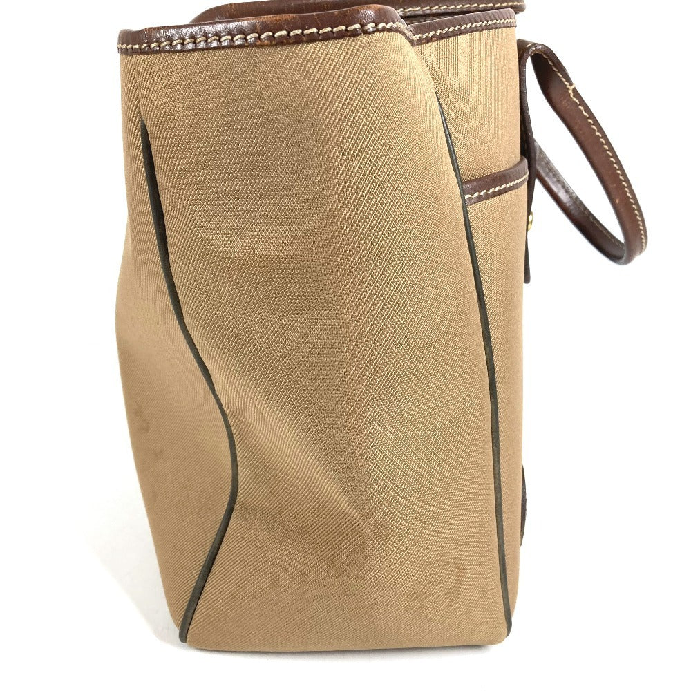 HUNTING WORLD logo Shoulder Bag Tote Bag Shoulder Bag Leather/Canvas khaki Used