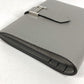 HERMES Bearn Compact Compact Wallet (Bi-fold Wallet) Folded wallet Epsom Grimette gray/SilverHardware Used