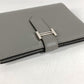 HERMES Bearn Compact Compact Wallet (Bi-fold Wallet) Folded wallet Epsom Grimette gray/SilverHardware Used