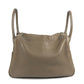 HERMES Lindy34 Lindy 34 2WAY bag Shoulder Bag Hand Bag Leather Etoupe Beige/SilverHardware Used