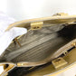 PRADA BN2558 Saffiano Vernis Bag Tote Bag Hand Bag Coated leather yellow Used