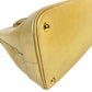 PRADA BN2558 Saffiano Vernis Bag Tote Bag Hand Bag Coated leather yellow Used