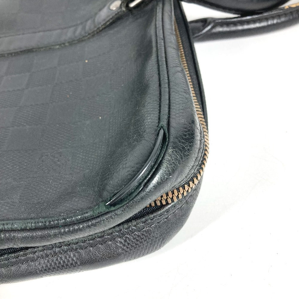 LOUIS VUITTON Damier Infini PDV Porte Document Voyage Bags Business Bags Briefcases Hand Bag Damier InfiniLeather onyx Black Used