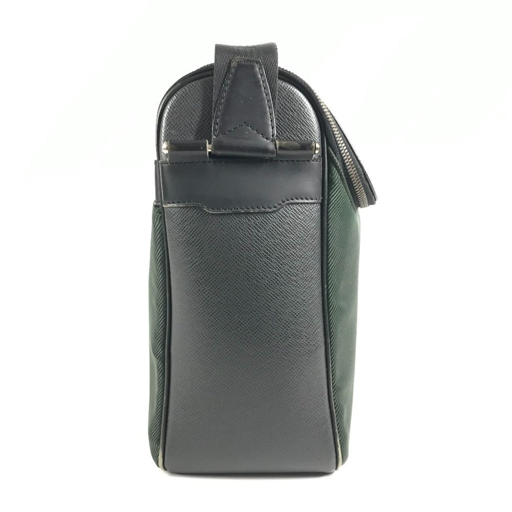 LOUIS VUITTON M30862 Taiga Thai meal Bags Crossbody Messenger Bags Shoulder Bag Taiga Leather / Nylon canvas Black/khaki Used