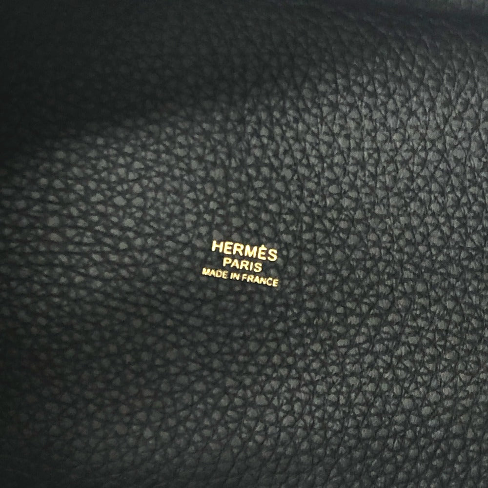 HERMES ピコタンロックPM ピコタン PM カバン バッグ K刻 ハンドバッグ トゴ レディース G金具 ブラック