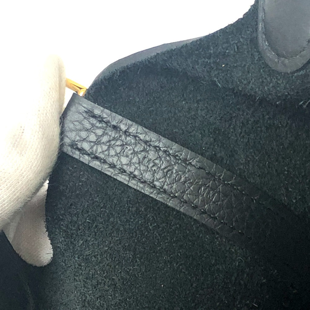 HERMES ピコタンロックPM ピコタン PM カバン バッグ K刻 ハンドバッグ トゴ レディース G金具 ブラック