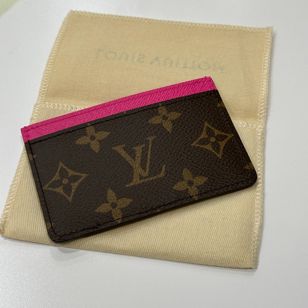LOUIS VUITTON M13439 LV × TM ポルト カルト・サーンプル 村上隆 パンダ カードケース カードケース モノグラムキャンバス ユニセックス ブラウン