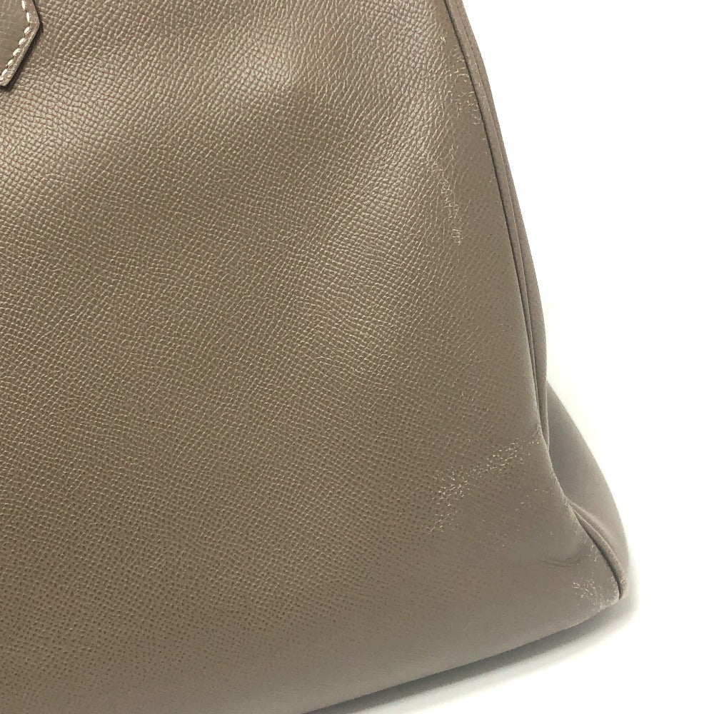 HERMES Birkin40 Birkin 40 bag Hand Bag Epsom Etoupe Brown/SilverHardware Used