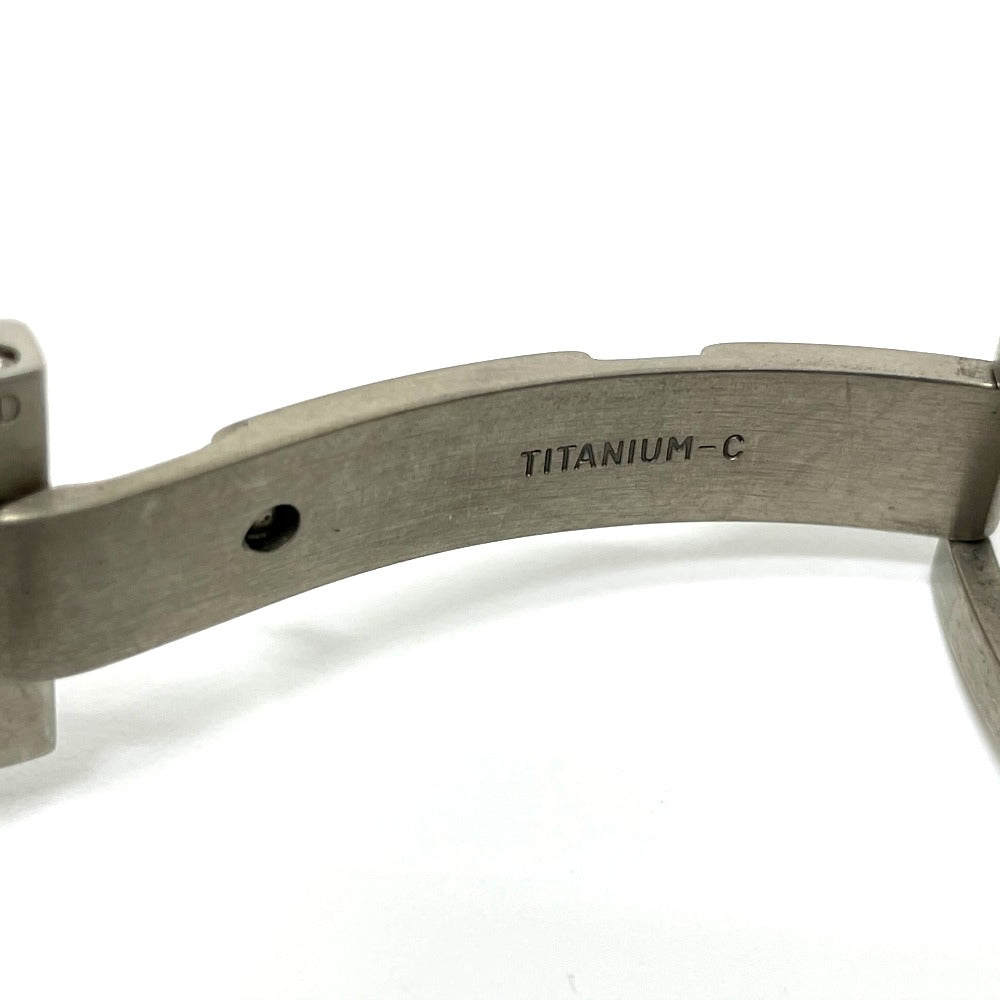 SEIKO 8B54-OBGO/SAGA186 ブライツ ソーラー クォーツ デイト 腕時計 チタン メンズ シルバー×ゴールド