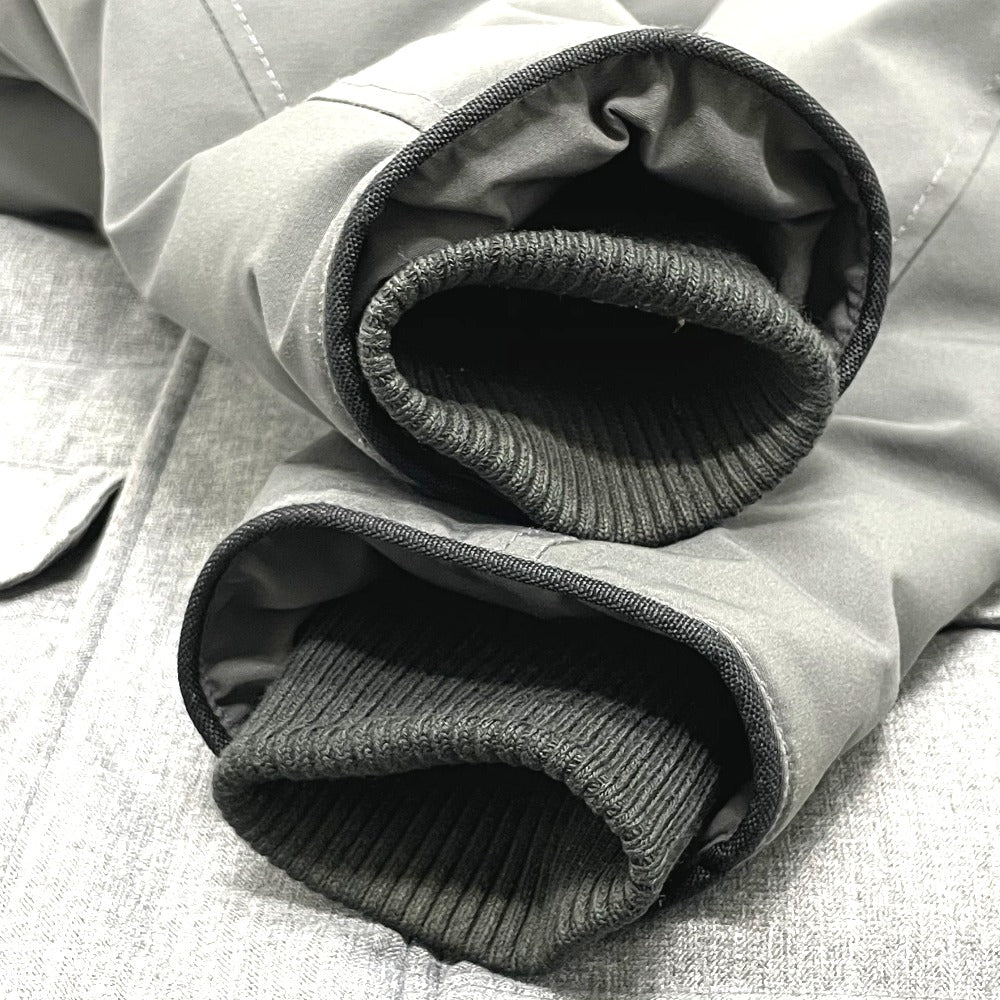 CANADA GOOSE 2581M Clarence Coat, Men's Gray Down Jacket with Fur Hood