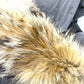 CANADA GOOSE 2581M Clarence Coat, Men's Gray Down Jacket with Fur Hood