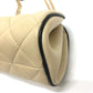 CHANEL AP5254 Spring/Summer 2026 Chain Clutch Chain Handbag, Shoulder Bag, Crossbody Bag Shoulder Bag Lambskin Leather Beige/Black Used