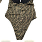 FENDI Apparel Zucca Swimwear Swimsuit Swimsuit Polyurethane Women's Brown