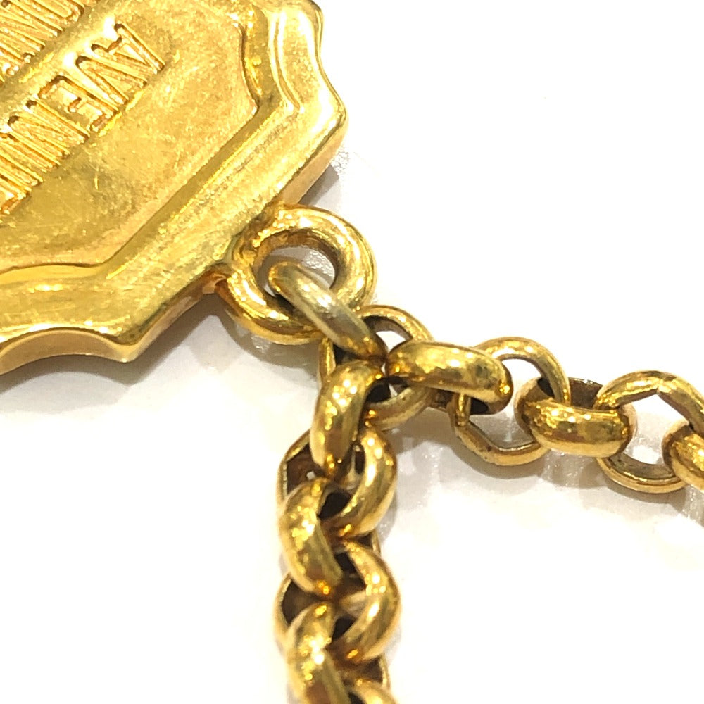 CELINE Vintage Montaigne Logo Charm Bracelet, Fashion Jewelry, Women's, Gold