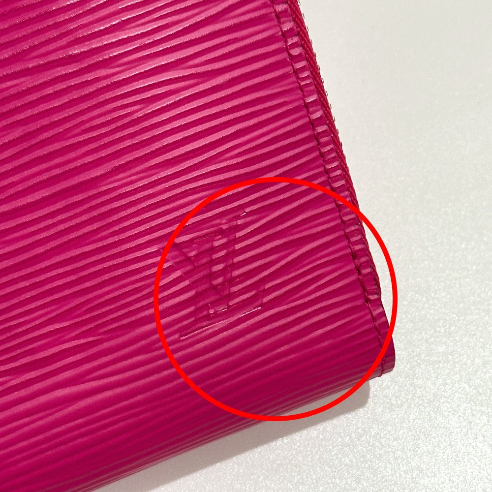 LOUIS VUITTON M82050 Epi Zippy Wallet, Round Zipper Long Wallet, Epi Leather, Women's, Rose Miami Pink