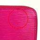 LOUIS VUITTON M82050 Epi Zippy Wallet, Round Zipper Long Wallet, Epi Leather, Women's, Rose Miami Pink