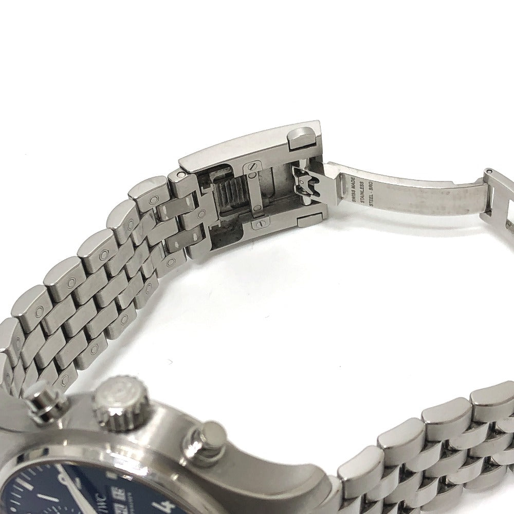 IWC SCHAFFHAUSEN IW377717 Pilot's Watch Petite Prince Day-Date Chronograph Automatic The Little Prince Wristwatch SS Silver Used