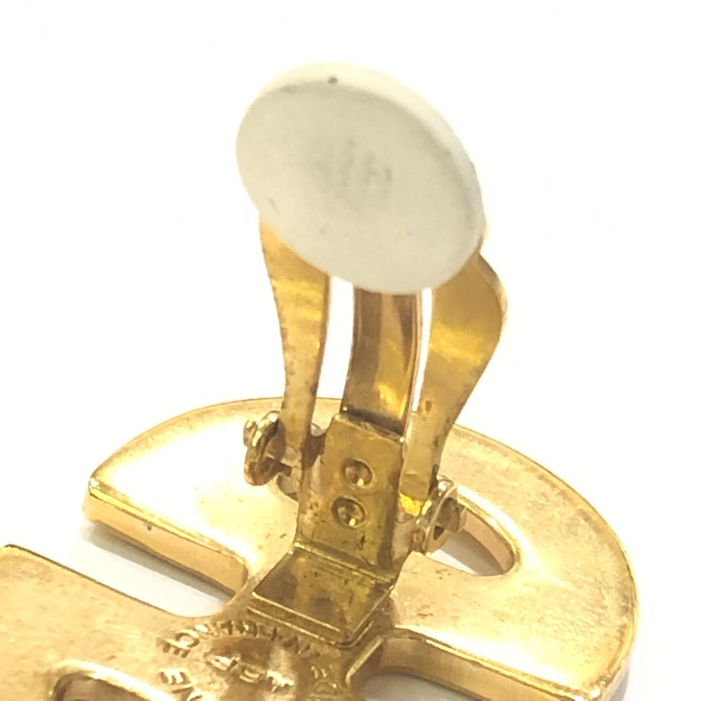 CELINE ヴィンテージ ロゴ アクセサリー ファッションジュエリー クリップ式 イヤリング メタル レディース ゴールド