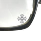 CHROME HEARTS SPLAT-A Tortoiseshell Pattern Non-Prescription Eyeglasses (Fashion Glasses) glasses Plastic Brown Used